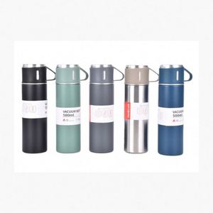 Bouteille isotherme Ys52 en acier inoxydable, tasse thermos portable, logo personnalisé, vente en gros, 500 ml, cadeau promotionnel pour entreprise - Product Image 1