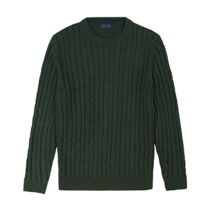 Pulls pour hommes tricotés lourds pour vêtements de rue respirant Style décontracté Logo personnalisé pull hommes pull tricoté - Product Image 4