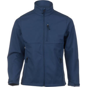 Veste Softshell noire à col montant réglable pour homme, respirante, imperméable, avec logo personnalisé OEM, meilleures ventes - Product Image 3