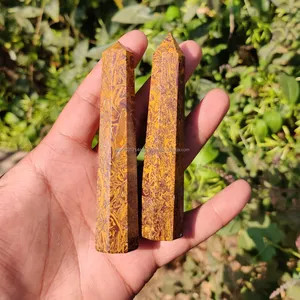 Beste Qualität Natur kristall Mariam Jasper Stone Tower zur Heilung von Edelstein Crystal Tower Point Obelisk Kaufen Sie bei Fossil Crys Ex