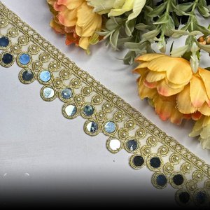 กระจกปักลายลูกไม้ดีไซน์ตามสั่งสำหรับเทศกาลเสื้อผ้าและอุปกรณ์เสริมลูกไม้ปักลายกระจกสีสันสดใส - Product Image 2