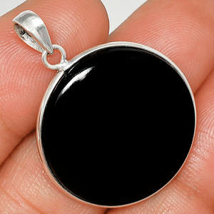 مجموعة مجوهرات من العقيق الأسود-البرازيل أقراط فضة إسترليني متدلية - Product Image 2