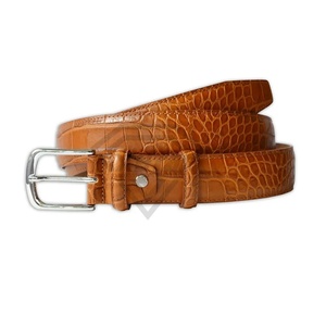 Cinturón clásico de piel de vaca Vintage para hombre, cinturón de vestir de cuero genuino con hebillas de acero nuevas, cinturones impresos con logotipo personalizado - Product Image 1