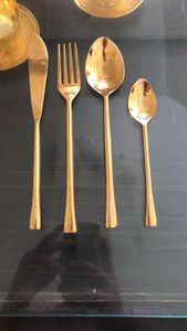 Juego de cubiertos Royal Look Gold para bodas, cubiertos de latón de la mejor calidad, cuchara y tenedor para restaurantes y bodas - Product Image 2