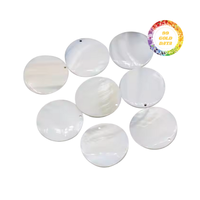 Pièces de coquille Capiz rondes naturelles polies d'approvisionnement d'usine pour l'éclairage de l'artisanat, des lampes, des bougeoirs et de la décoration intérieure de luxe