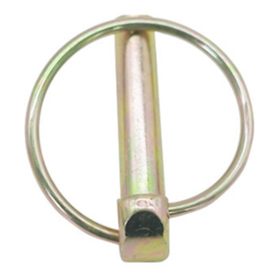 Goupille de sécurité en acier plaqué zinc jaune de haute qualité, type O, avec anneau à ressort - Product Image 1