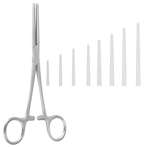 ROCHESTER-PEAN คีมหนีบห้ามเลือดสแตนเลสแบบใช้มือ (แบบตรง) - รากฐานของเครื่องมือผ่าตัด - Product Image 1