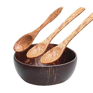 ชุดชามช้อนมะพร้าวทำด้วยมือเครื่องครัวที่ใช้ในบ้านดีไซน์วินเทจเป็นมิตรกับสิ่งแวดล้อมผลิตจากเวียดนาม - Product Image 4