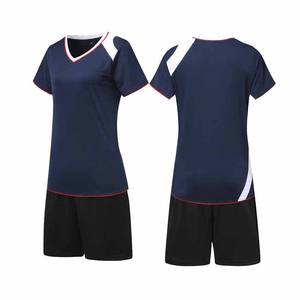 Vente en gros d'uniforme de volley-ball Short en jersey à manches courtes Vêtements d'entraînement de volley-ball de football - Product Image 5