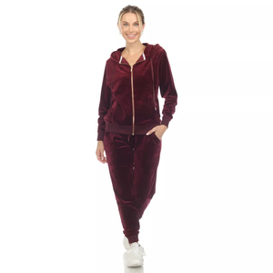 Survêtements unis pour femmes meilleure quantité et dernier design, survêtement sur mesure pour femmes, de couleur unie à bas prix, avec sweat à capuche, vente en gros - Product Image 1