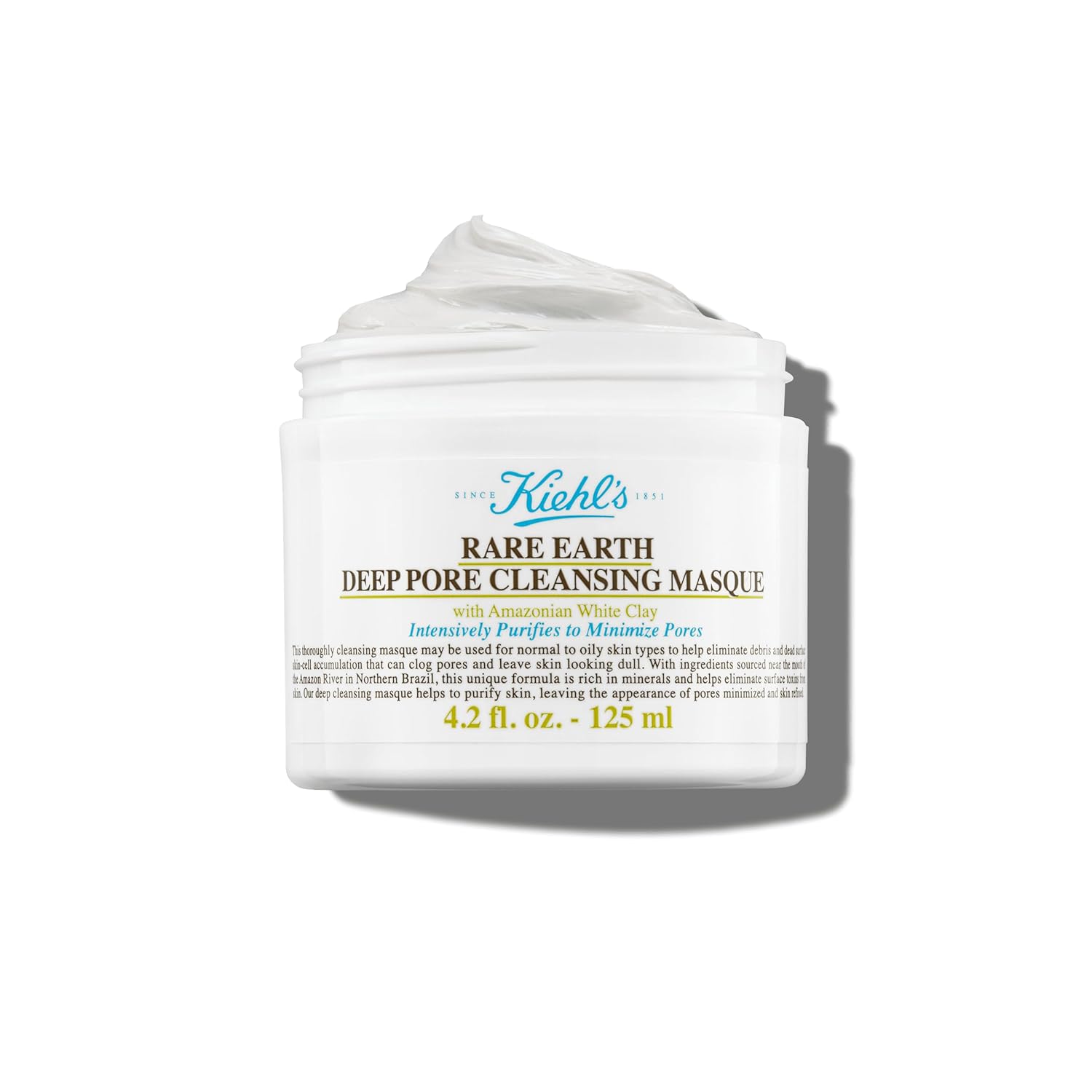 Маска для глубокого очищения пор Kiehls с редкоземельными масками для лица премиум-класса