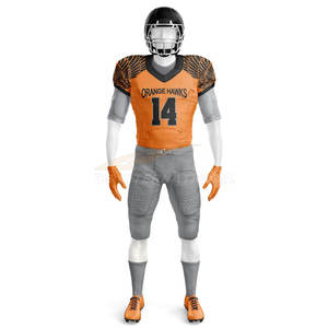 Camisetas de fútbol americano impresas personalizadas Uniformes de talla grande para hombre Nombre y número de jugador personalizados Tela de secado rápido - Product Image 2