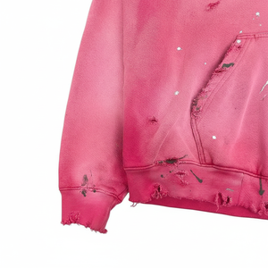 Sudadera con Capucha de Alta Calidad para Hombre, 350GSM, Lisa, Talla Grande, Poliéster/Algodón, Antiarrugas, Transpirable, Lavada, Tejido de Punto - Product Image 4