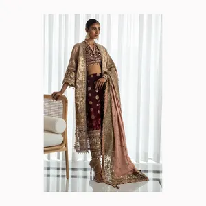 Traje indio listo para usar indio Salwar para mujer Vestido de novia y ropa en línea 2024 a la venta