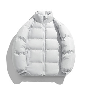 Chaqueta bomber de invierno impermeable de talla grande para hombre con diseño personalizado y logotipo serigrafiado - Product Image 3