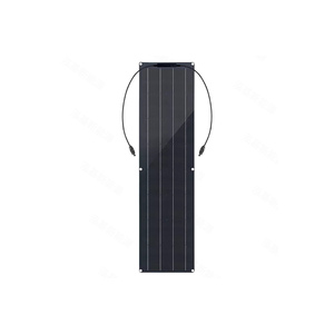 Panel Solar Monocristalino Flexible de 50W 16V para Carga de Autocaravanas y Embarcaciones - Product Image 1