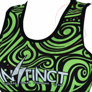 Women Lightweight Reversible Sports Bra Custom Soft Breathable Fitness <b>Apparel</b> Professional Fight Wear Plus Size Print - Product Image 3