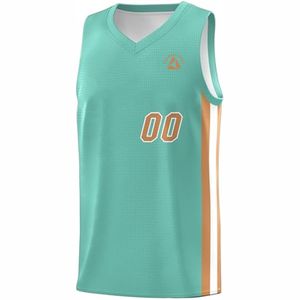 Uniformes de basket-ball vierges à séchage rapide personnalisés entièrement par sublimation maillot de basket-ball réversible - Product Image 2