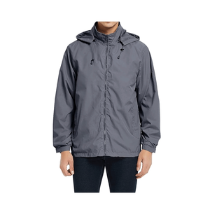 Course à pied randonnée en plein air athlétique salle de sport imperméable coupe-vent veste logo personnalisé unisexe hommes vestes de sport - Product Image 1