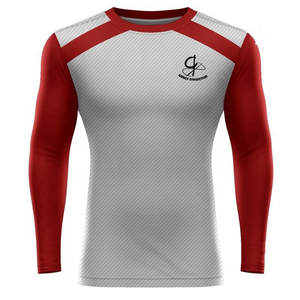 เสื้อแรชการ์ดแขนยาวสำหรับผู้หญิง, เสื้อรัดรูปแขนยาวระบายอากาศได้ดีผลิตจากประเทศปากีสถาน - Product Image 4