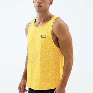 Trend Inspired Men Tank Top Made For Daily Casual And <b>Gym</b> Wear With Comfortable Fabric Durable Quality - Product Image 3