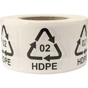 Self-Adhesive White <b>Film</b> Labels 35x35mm HDPE Print 02 Pack of 2 - Product Image 1