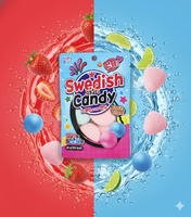 Bonbons Gélifiés Coréens Exotiques Yum'z Bites aux Fruits Multicolores 60g – Sachet en Gros de Bonbons Gélifiés – Durée de Conservation 12 Mois