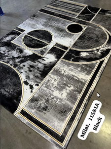 Alfombra Adiva Tradicional de Poliéster, Tejido Jacquard, de Pelo Largo, Acolchada, Antideslizante, Lavable, con Base de Yute - Product Image 3