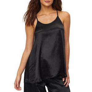 Pijama de satén de seda 100% para mujer, Top Sexy de manga corta de noche, ropa de salón de invierno para dormir, suministro al por mayor 2026 - Product Image 6