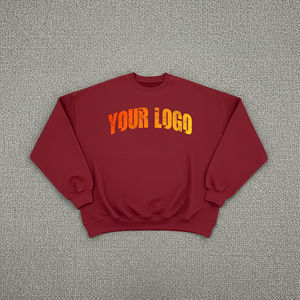 Sweat-shirt à col rond surdimensionné pour homme, dernier design, 500 g/m², 100 % coton, poids lourd, épaules tombantes, sweat-shirt pour homme brodé sur mesure - Product Image 1