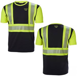OEM OSHA Clase 2 Chaleco de Seguridad Transpirable de Alta Visibilidad Reflectante Naranja Construcción Tamaños de Camiseta Tipo R de Alta Visibilidad - Product Image 4