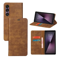 Nouvelle arrivée : Étui portefeuille pliable en TPU+PU pour téléphone portable avec emplacements pour cartes et logo personnalisable pour S25