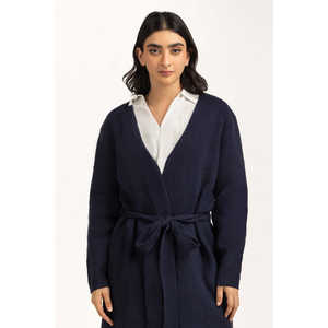 Suéter de lana merino ajustado para mujer Salt, estilo casual básico, logo frontal tejido, estampado de cerezas, más fino para invierno WM-SWT-WS24-124 B - Product Image 3