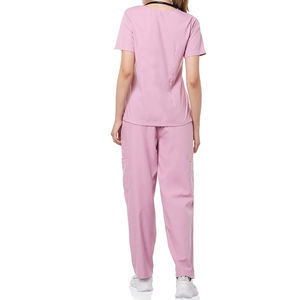 Ensemble de blouses médicales anti-rides en gros, tissu jersey, uniformes d'hôpital pour médecins et infirmières, tenue chirurgicale dessinée à la main 2026 - Product Image 5