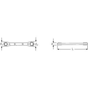 ประแจวงแหวนแบบมีเฟืองขับสไปลน์ ยี่ห้อ Stahlwille - Product Image 2