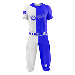 2025 hombres béisbol Jersey y pantalones diseño personalizado cuello en V equipo desgaste uniforme conjunto nuevo estilo cómodo uniforme de béisbol - Product Image 6