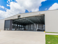Conception de usine leader en Chine : Hangar pour avions avec structure en acier (poutres en H Q355B) et résistance sismique