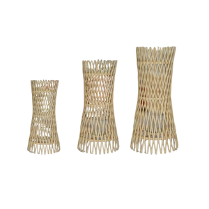Bougeoir à bougie chauffe-plat de forme ronde moderne de qualité supérieure pour ajouter un élément cadeau de type lanterne d'entrée tactile décorative - Product Image 6