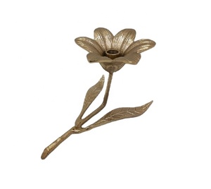 Wholesale Bulk Aluminum Home And Wedding Decorative Gold <b>Colour</b> Metal <b>Candle</b> Stand Rough Brass Finishing Customized - Product Image 1