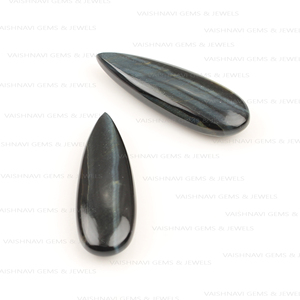 Tự nhiên màu xanh <span class=keywords><strong>Tiger</strong></span> Eye 10x30mm Pear Shape briolette hạt chất lượng độc đáo lỏng đồ trang sức làm phát hiện thạch anh màu Xanh <span class=keywords><strong>Tiger</strong></span> của mắt - Product Image 2