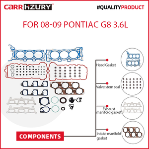 HS26376PT-3 de Carrhzury 08-09 en STOCK Jeu de joints de culasse de moteur Offres Spéciales de qualité OEM pour Pontiac G8 3.6L 217CID DOHC <span class=keywords><strong>VIN</strong></span> 7 - Product Image 2
