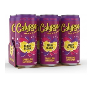 Limonada Calypso con Gas de Alta Demanda, 330ml, Bebida Refrescante con Sabor a Limón para Uso Diario y Fiestas - Product Image 1