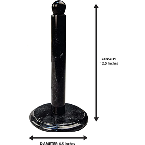 Porte-serviettes en papier en marbre fait main, support pour rouleaux de papier de cuisine en marbre pour la cuisine - Product Image 4