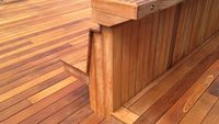 Plancher en bois dur d'extérieur YKS Yorking Foshan, fabrication en bois massif exotique naturel Ipe pour villa