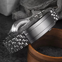 Reloj de Acero Inoxidable Resistente al Agua de 100 m con Logotipo Personalizado OEM ODM, Miyota 9015 Automático de 39 mm, Fábrica de Relojes de Marca Blanca, CE RoHS
