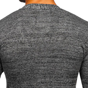 Pull en tricot pour homme à manches longues, confortable, chaud, pour tous les jours, pull en tricot fin pour homme, doux, élégant, décontracté - Product Image 5