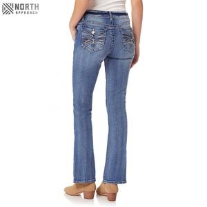 Nouveautés 2025, vente chaude, pantalon décontracté pour femmes, denim bleu, 3D, droit, respirant, taille mi-haute, sur mesure, grande taille - Product Image 6