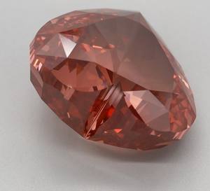 เพชร Aniva รับรองโดย IGI ขนาด 1.0 กะรัต ถึง 7.0 กะรัต รูปทรงหัวใจ สีชมพูสดใสแฟนซี ผลิตด้วยวิธี CVD รุ่น FHC153 สำหรับเครื่องประดับ - Product Image 3