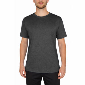 Camiseta Casual de Alto Rendimiento para Hombre, 100% Poliéster Tejido, Sólida, Ecológica, Transpirable, Ligera, de Secado Rápido, con Cuello Redondo - Product Image 1
