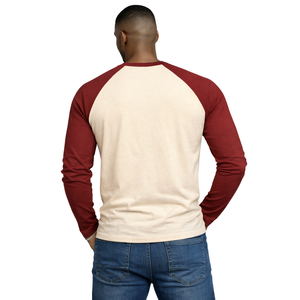Camiseta de Manga Larga Raglan Kappa Alpha Psi con Bordado Chenille Neutral en Inglés Antiguo, Fraternidad Griega Nupe 1911, Camiseta de Algodón - Product Image 2